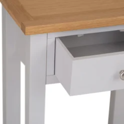 Salisbury Grey Painted Oak Telephone Table -Furniture Specialty Store lp tel g 3