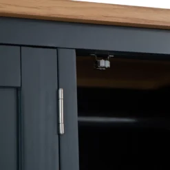 Salisbury Blue Painted Oak 3 Door Wardrobe 27 Salisbury Blue Painted Oak 3 Door Wardrobe -Furniture Specialty Store lp twr b 9