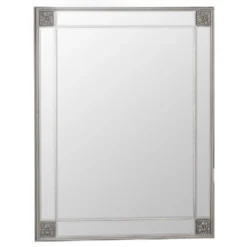 Sienna Silver Frame Leaner Mirror 115 X 145cm -Furniture Specialty Store mir01 lnr silver 3