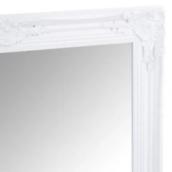 Vienna White Frame Rectangular Wall Mirror 75 X 105cm -Furniture Specialty Store mir02 rec w 4