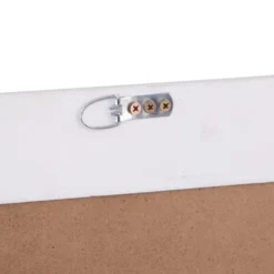 Vienna White Frame Rectangular Wall Mirror 75 X 105cm -Furniture Specialty Store mir02 rec w 7