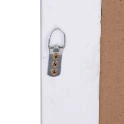 Vienna White Frame Rectangular Wall Mirror 75 X 105cm -Furniture Specialty Store mir02 rec w 8