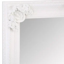 Valencia White Frame Rectangular Wall Mirror 80 X 115cm 20 Valencia White Frame Rectangular Wall Mirror 80 X 115cm -Furniture Specialty Store mir05 rec w 2