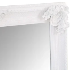 Valencia White Frame Rectangular Wall Mirror 80 X 115cm 16 Valencia White Frame Rectangular Wall Mirror 80 X 115cm -Furniture Specialty Store mir05 rec w 6