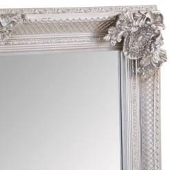 Valencia Silver Frame Rectangular Wall Mirror 80 X 115cm -Furniture Specialty Store mir05 rec s 3