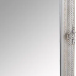 Valencia Silver Frame Rectangular Wall Mirror 80 X 115cm -Furniture Specialty Store mir05 rec s 4