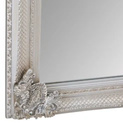 Valencia Silver Frame Rectangular Wall Mirror 80 X 115cm -Furniture Specialty Store mir05 rec s 5