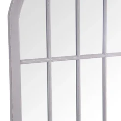 Geneva Large Grey Arched Window Mirror 105 X 177cm -Furniture Specialty Store mir09 g 3
