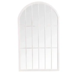 Geneva Large White Arched Window Mirror 105 X 177cm -Furniture Specialty Store mir09 w 2