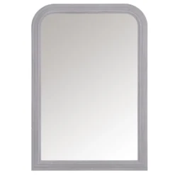 Salzburg Grey Arched Rectangular Wall Mirror 70 X 100cm -Furniture Specialty Store mir13 rec g 6