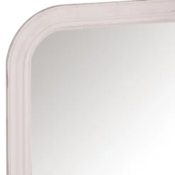 Salzburg White Arched Rectangular Wall Mirror 70 X 100cm -Furniture Specialty Store mir13 rec w 2