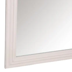 Salzburg White Arched Rectangular Wall Mirror 70 X 100cm -Furniture Specialty Store mir13 rec w 3
