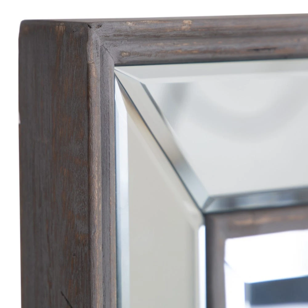Andorra Large Distressed Frame Bevelled Glass Mirror 61 X 140cm 3 Andorra Large Distressed Frame Bevelled Glass Mirror 61 X 140cm - Image 3