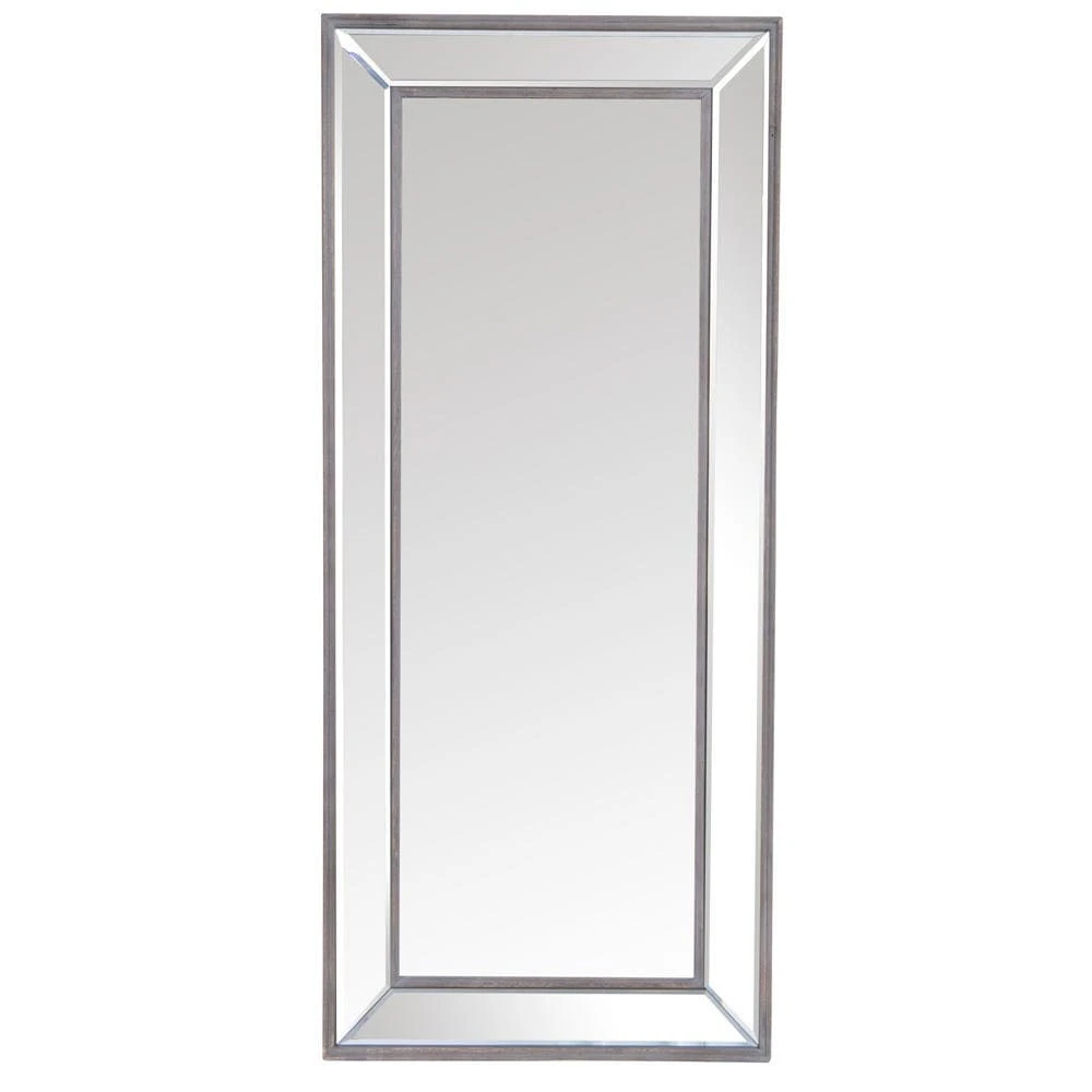 Andorra Large Distressed Frame Bevelled Glass Mirror 61 X 140cm 4 Andorra Large Distressed Frame Bevelled Glass Mirror 61 X 140cm - Image 4