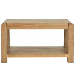 Oslo Chunky Oak Coffee Table With Shelf -Furniture Specialty Store ml03 8