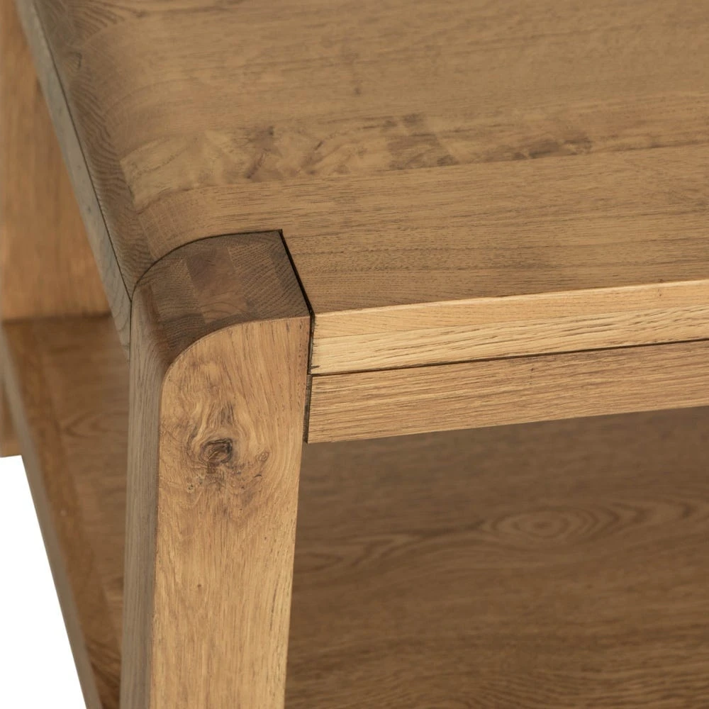 Oslo Chunky Oak Large Coffee Table With Shelf 7 Oslo Chunky Oak Large Coffee Table With Shelf - Image 7