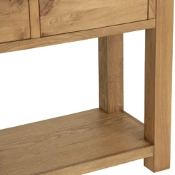 Oslo Chunky Oak Large Console Table -Furniture Specialty Store ml06 11