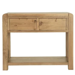 Oslo Chunky Oak Large Console Table -Furniture Specialty Store ml06 12
