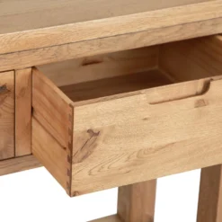 Oslo Chunky Oak Large Console Table -Furniture Specialty Store ml06 4