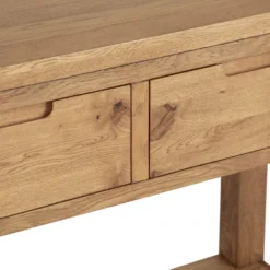 Oslo Chunky Oak Large Console Table -Furniture Specialty Store ml06 7