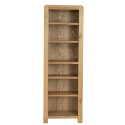 Oslo Chunky Oak Tall Slim Bookcase -Furniture Specialty Store ml14 10