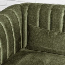 Meabh Winter Moss 3 Seater Sofa With Two Pillows -Furniture Specialty Store mossgreenfabric b6cdc500 95d9 4536 b3bb dcef1d885dd5