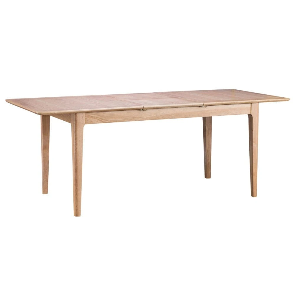 Bergen Oak 1.6m Butterfly Extending Dining Table 2 Bergen Oak 1.6m Butterfly Extending Dining Table - Image 2