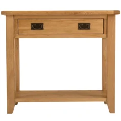 Rustic Oak Console Table -Furniture Specialty Store nc con ok 2