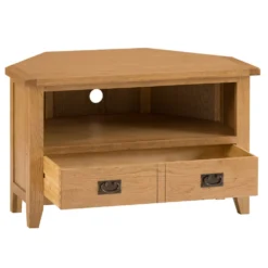 Rustic Oak Corner TV Unit 11 Rustic Oak Corner TV Unit -Furniture Specialty Store nc ctv ok 7