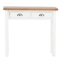 Chester White Painted Oak Dressing Table -Furniture Specialty Store nc dt w 10 123