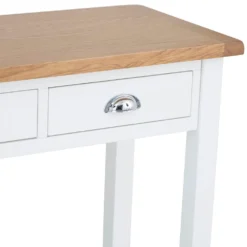 Chester White Painted Oak Dressing Table -Furniture Specialty Store nc dt w 19 123