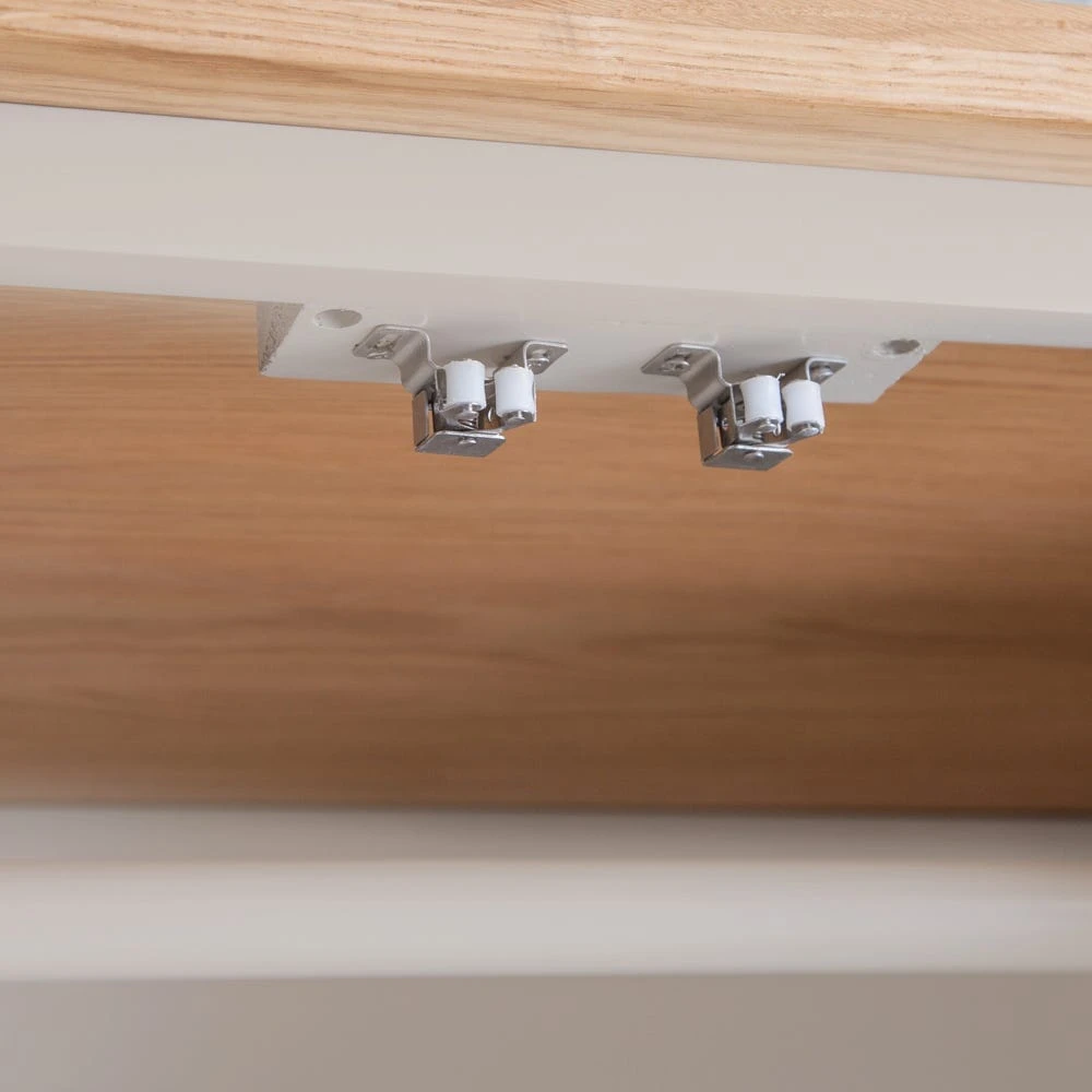 Chester Stone Painted Oak Double Wardrobe 11 Chester Stone Painted Oak Double Wardrobe - Image 11