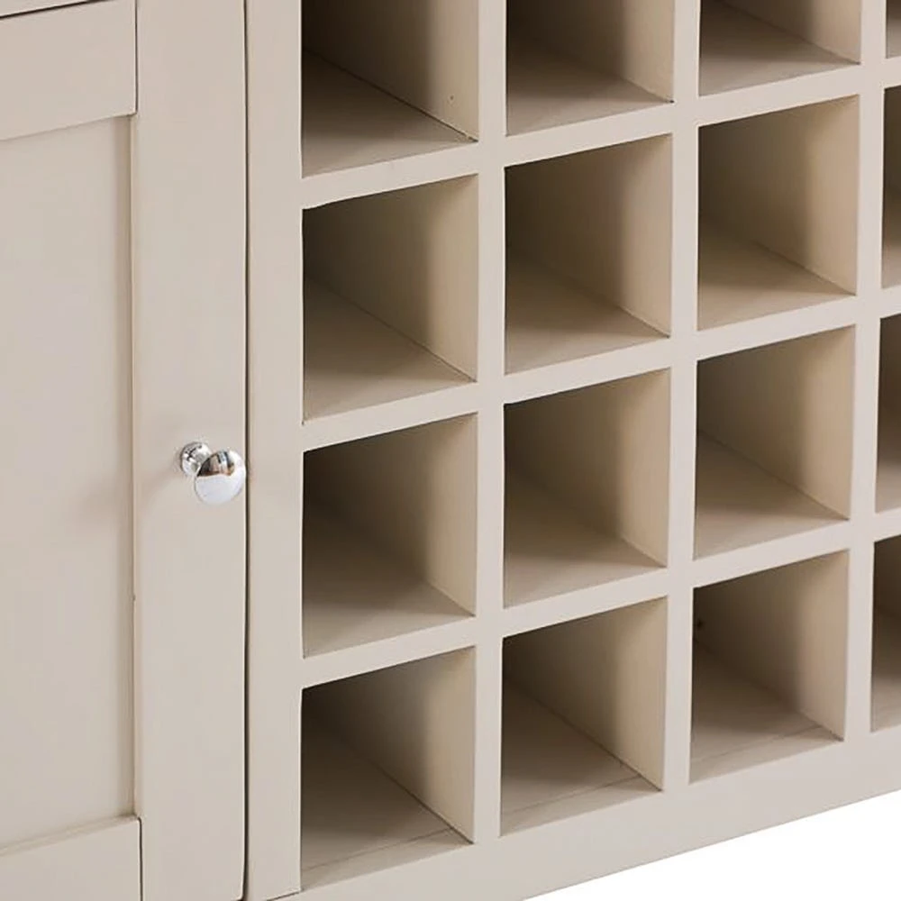 Chester Stone Painted Oak 2 Door Large Sideboard With Wine Rack 7 Chester Stone Painted Oak 2 Door Large Sideboard With Wine Rack - Image 7