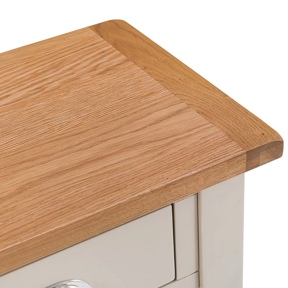 Chester Stone Painted Oak Console Table 8 Chester Stone Painted Oak Console Table - Image 8