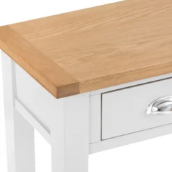 Chester White Painted Oak Console Table -Furniture Specialty Store nc prt con 6 w