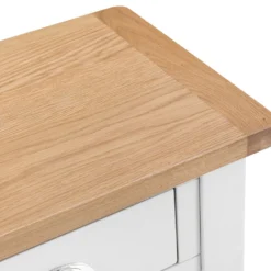 Chester White Painted Oak Console Table -Furniture Specialty Store nc prt con 9 w