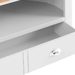 Chester White Painted Oak Corner TV Unit 15 Chester White Painted Oak Corner TV Unit -Furniture Specialty Store nc prt ctv 5 w