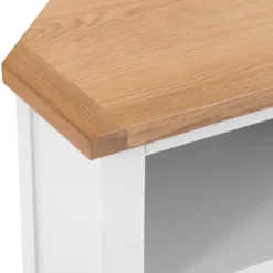 Chester White Painted Oak Corner TV Unit 14 Chester White Painted Oak Corner TV Unit -Furniture Specialty Store nc prt ctv 6 w