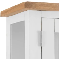 Chester White Painted Oak Glass Display Cabinet 14 Chester White Painted Oak Glass Display Cabinet -Furniture Specialty Store nc prt dis 9 w