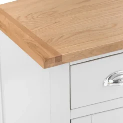 Chester White Painted Oak 2 Door Large Sideboard With Wine Rack -Furniture Specialty Store nc prt ls wc 4 w