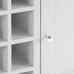 Chester White Painted Oak 2 Door Large Sideboard With Wine Rack -Furniture Specialty Store nc prt ls wc 7 w