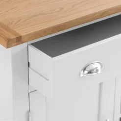 Chester White Painted Oak 2 Door Large Sideboard With Wine Rack -Furniture Specialty Store nc prt ls wc 8 w