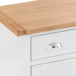 Chester White Painted Oak 2 Door Large Sideboard With Wine Rack -Furniture Specialty Store nc prt ls wc 9 w