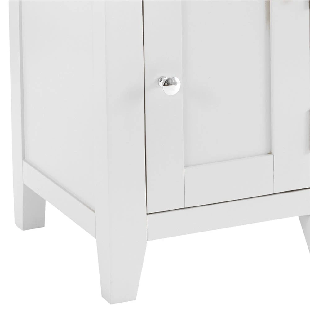 Chester White Painted Oak 1 Door Small Cupboard 8 Chester White Painted Oak 1 Door Small Cupboard - Image 8