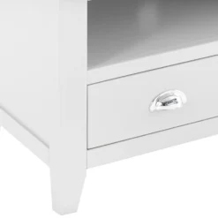 Chester White Painted Oak Small TV Unit -Furniture Specialty Store nc prt stv 8 w