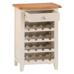 Chester Stone Painted Oak Wine Cabinet -Furniture Specialty Store nc prt wc x 2