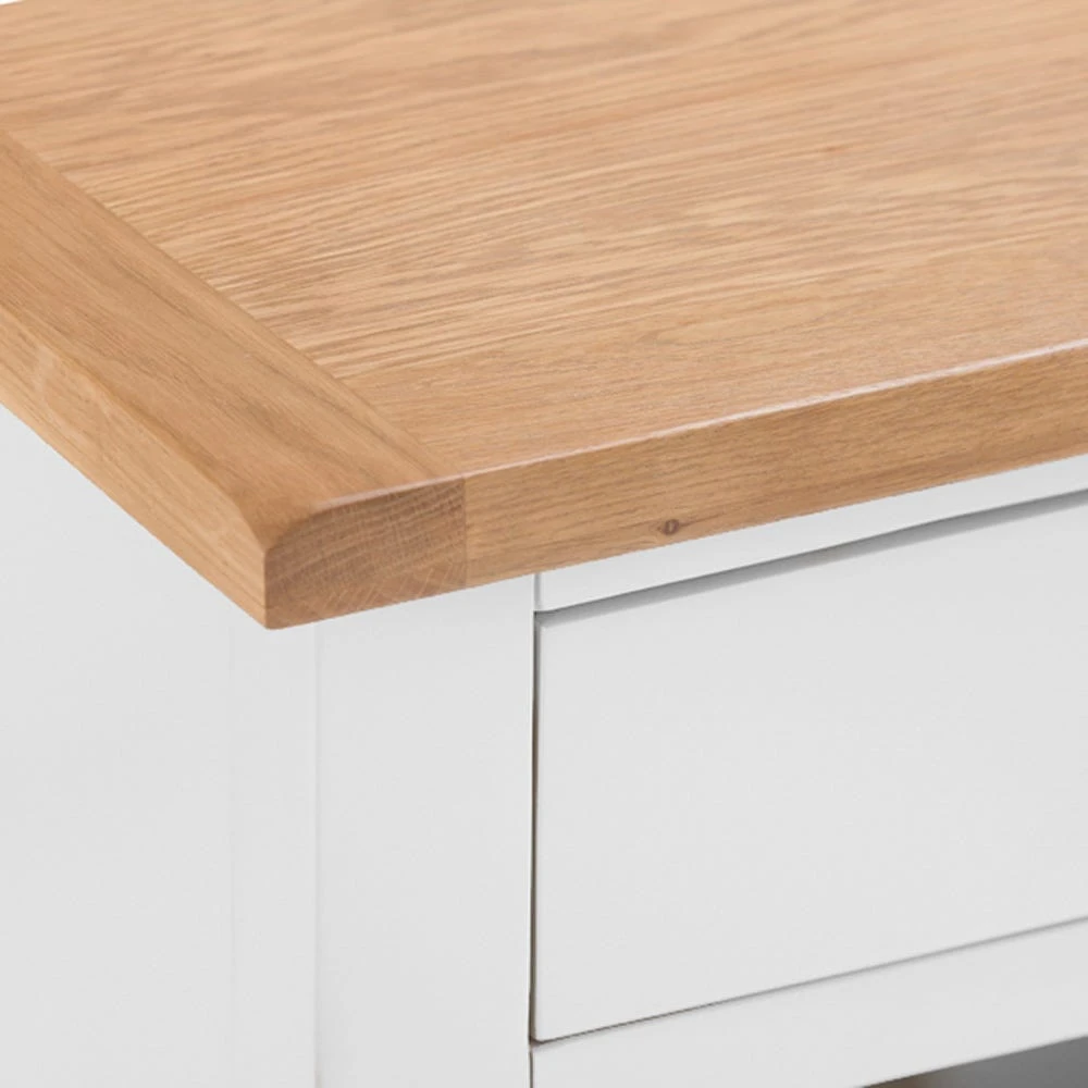 Chester White Painted Oak Wine Cabinet 4 Chester White Painted Oak Wine Cabinet - Image 4