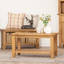 Rustic Oak Small Coffee Table