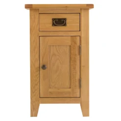 Rustic Oak 1 Door Small Cupboard 18 Rustic Oak 1 Door Small Cupboard -Furniture Specialty Store nc scup ok 2