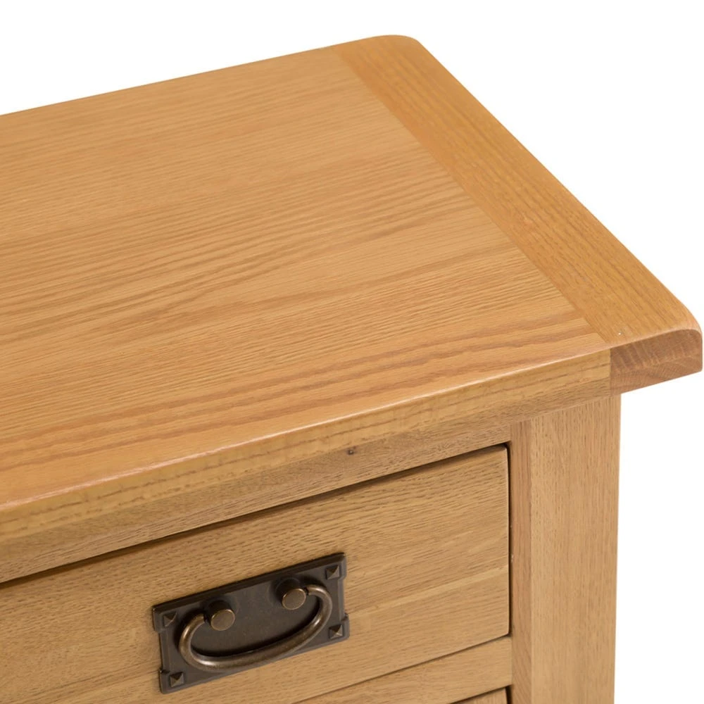 Rustic Oak 1 Door Small Cupboard 6 Rustic Oak 1 Door Small Cupboard - Image 6